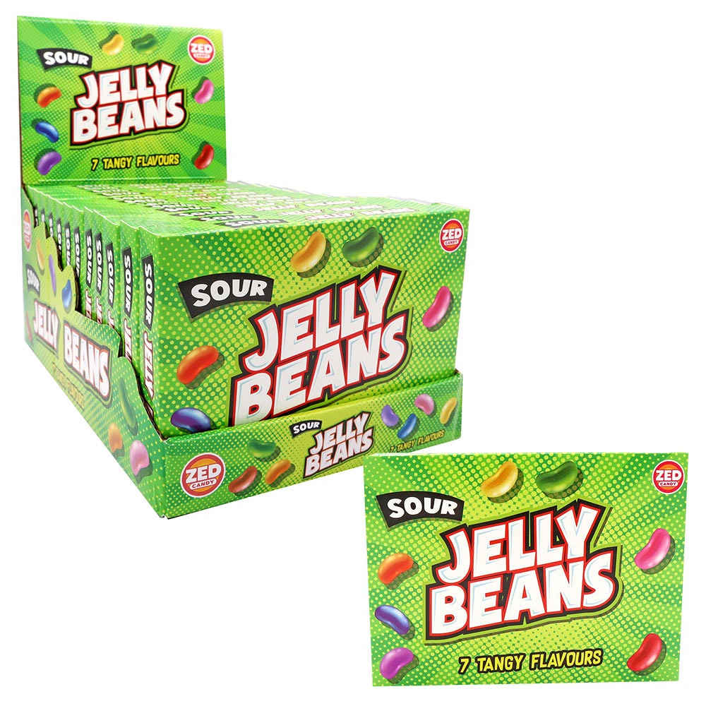 316565-zed-jelly-beans-a.jpg Zed Candy Sour Jelly Beans Box 120g - Image 1