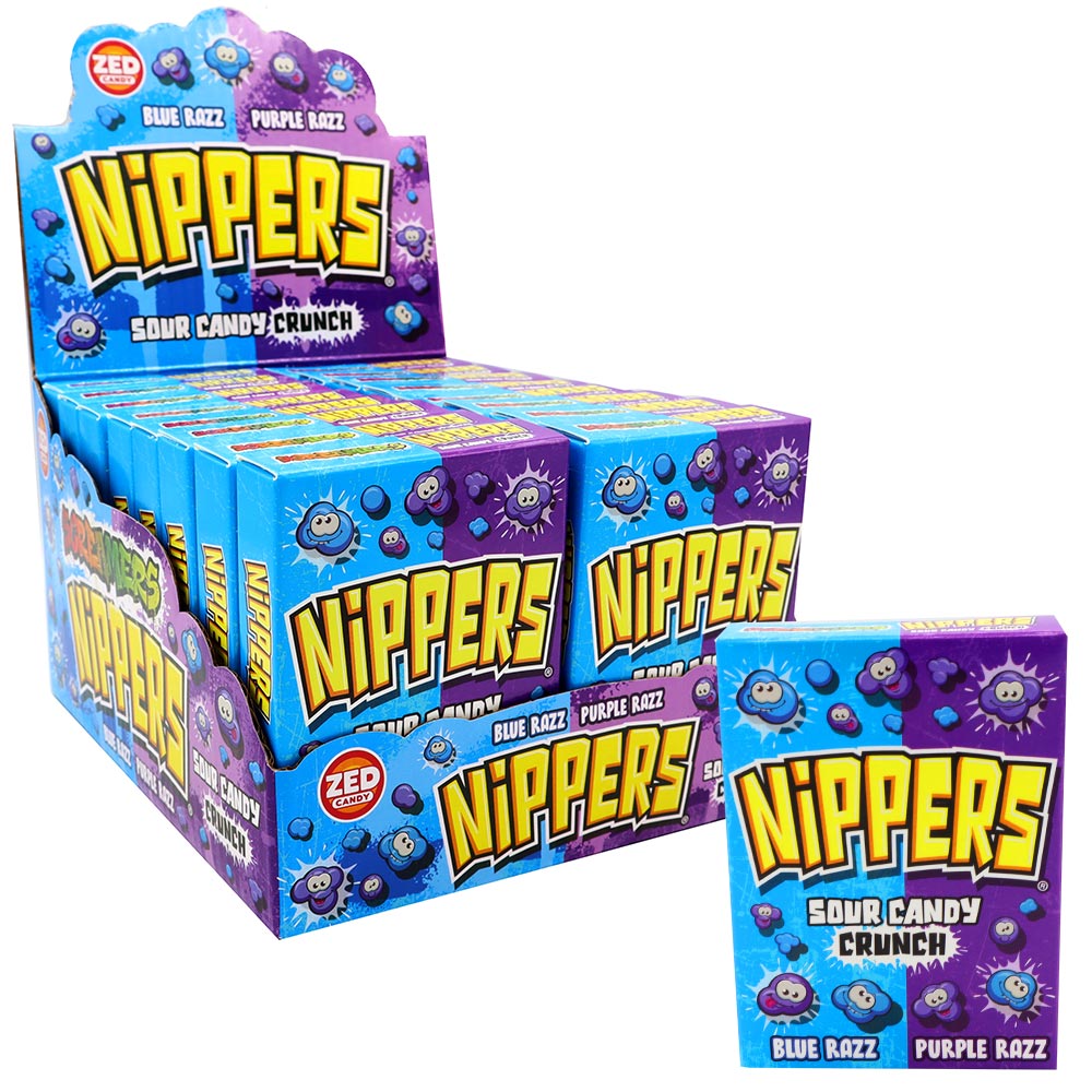 316575_zed_nippers_blue_purple_razz_a.jpg Zed Candy Nippers Blue & Purple Razz Box 50g - Image 1