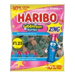Haribo Bubblegum Bottles Z!ng Bag 176g