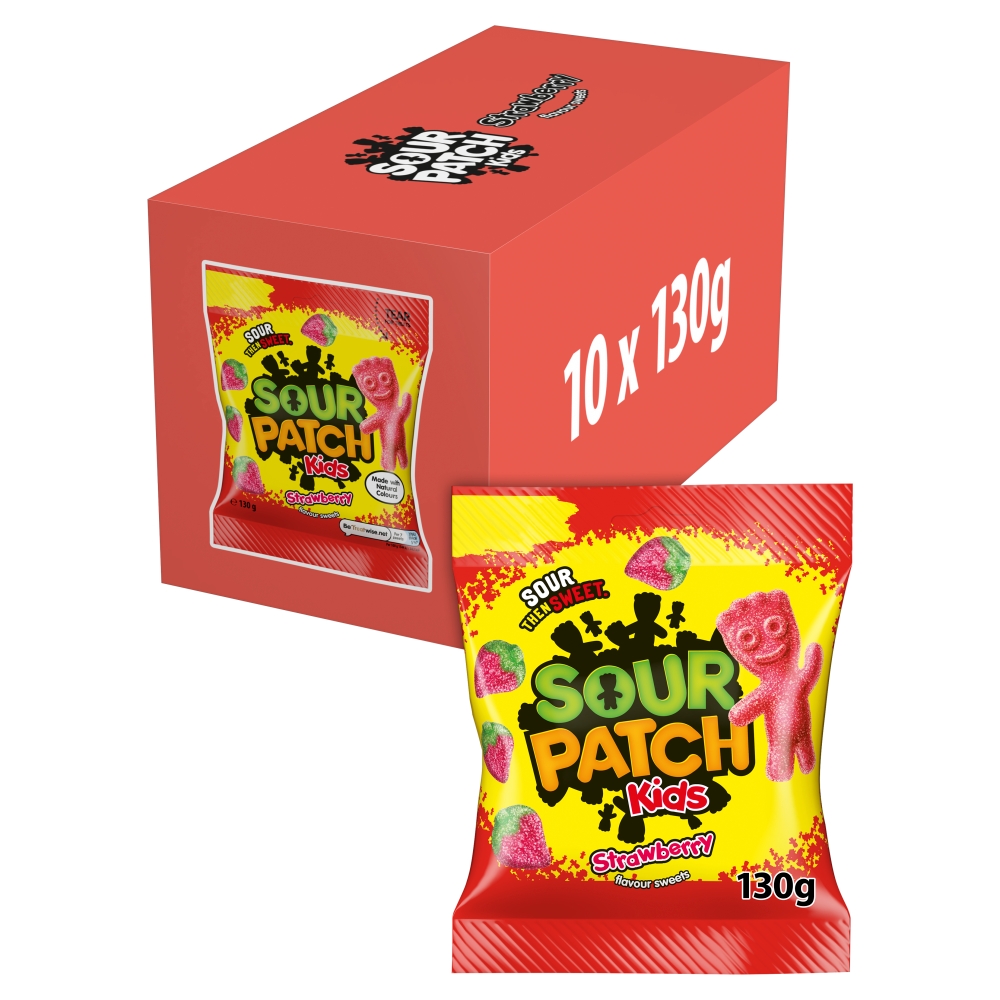 316692_a.jpg Sour Patch Kids Strawberry Flavour Sweets 130g - Image 1