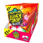 Bazooka Juicy Drop Blasts Tropical Bag 120g - Image 2
