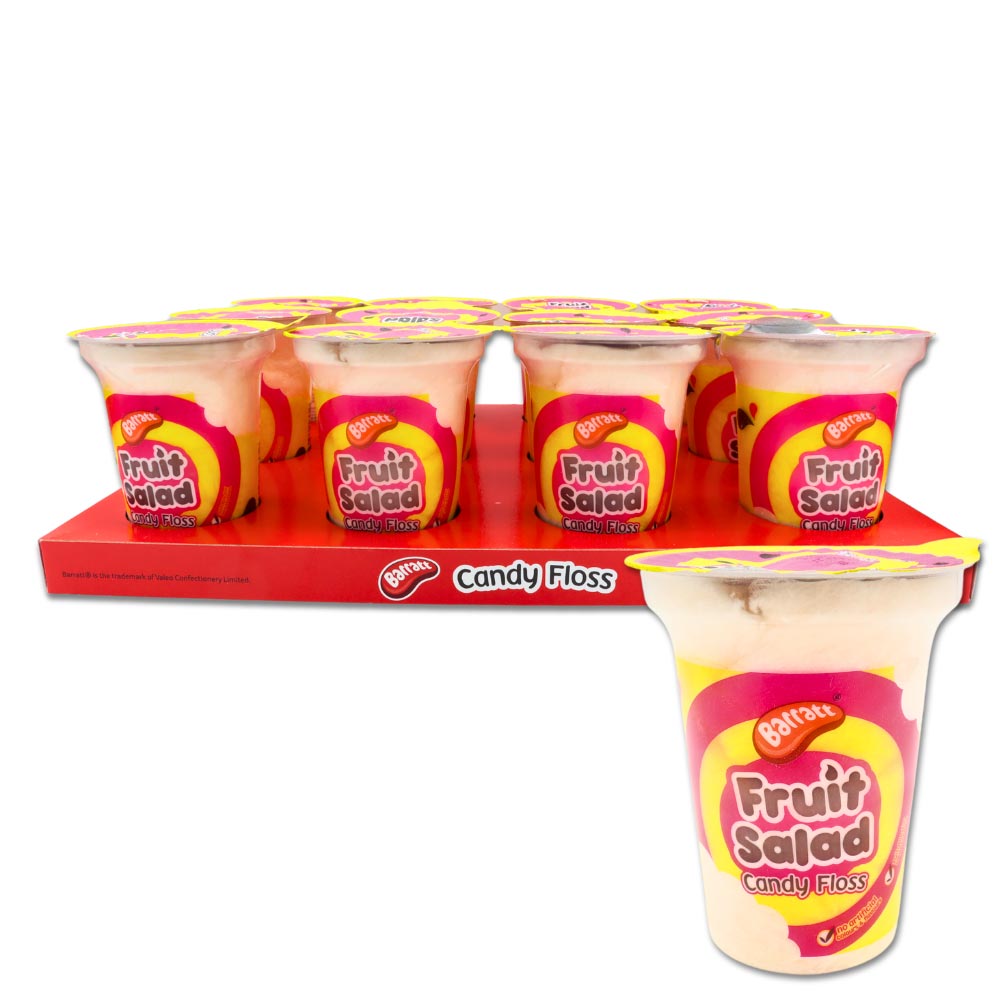 316891-fruit-salad-candy-floss-a.jpg Barratt Fruit Salad Candy Floss Cups 20g - Image 1