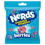 Nerds Gummy Clusters Berries Fruit Flavour Candy Bag 113g