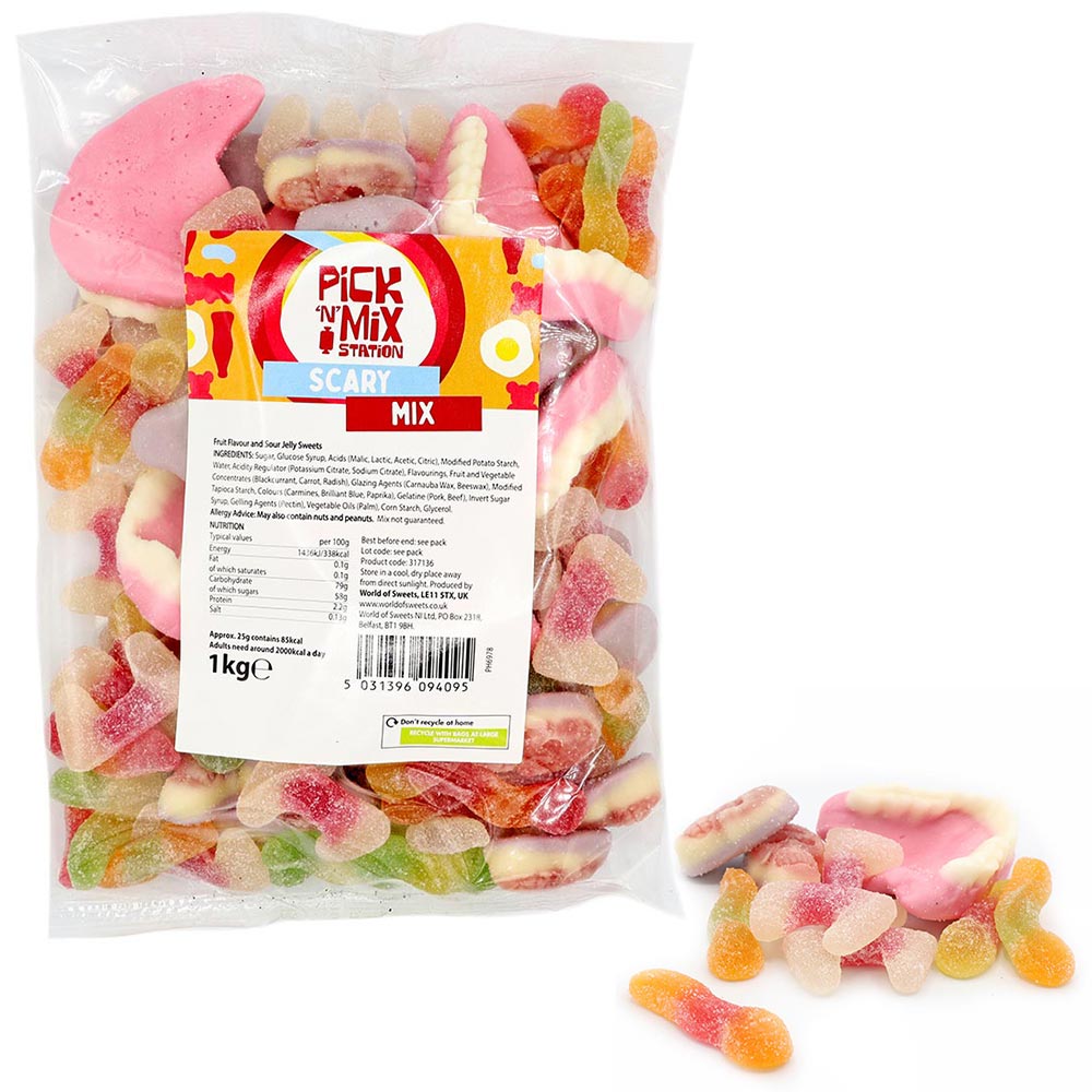 317136_picknmixstation_scary_mix_a1.jpg Pick n Mix Station Scary Mix Bag 1kg - Image 1