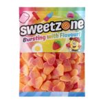 Sweetzone Fizzy Peach Hearts Bag 1kg