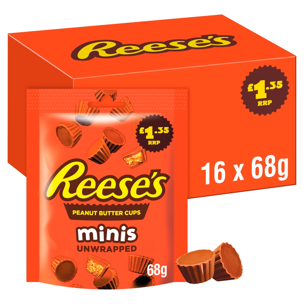 317427_1.jpg Reese's Peanut Butter Cup Minis Bag 68g - Image 1