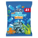 Candy Realms Fizzy Blue Raspberry Bites Bag 170g