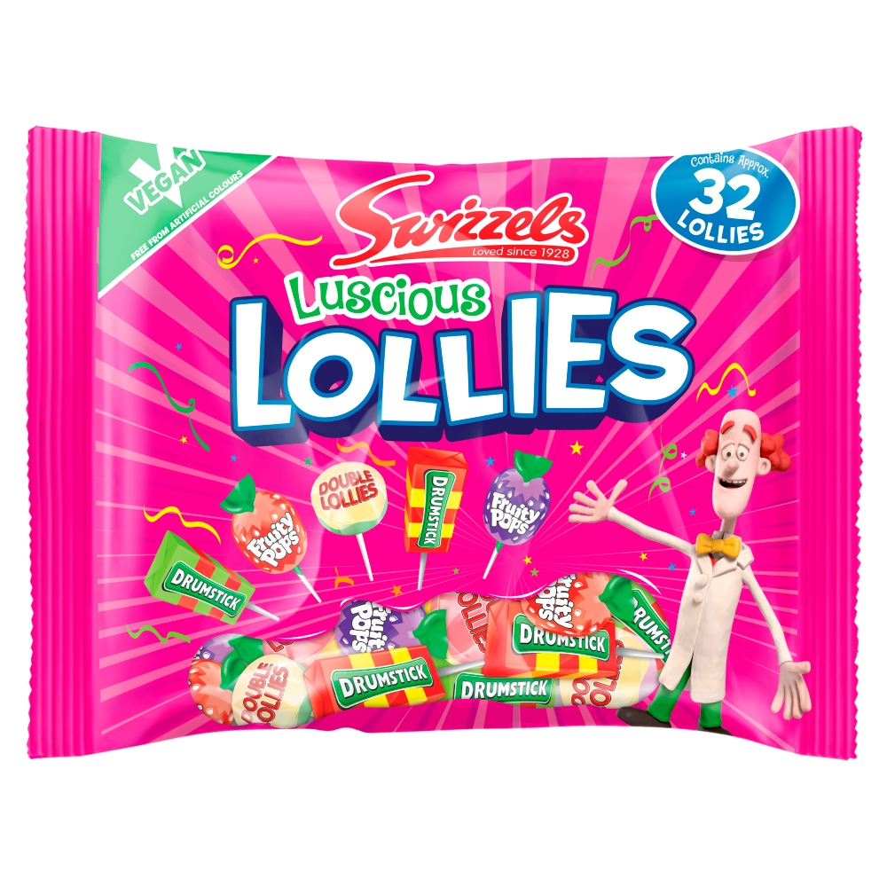 317498_swizzels_luscious_lollies_a_.jpg Swizzels Luscious Lollies Bag 354g - Image 1