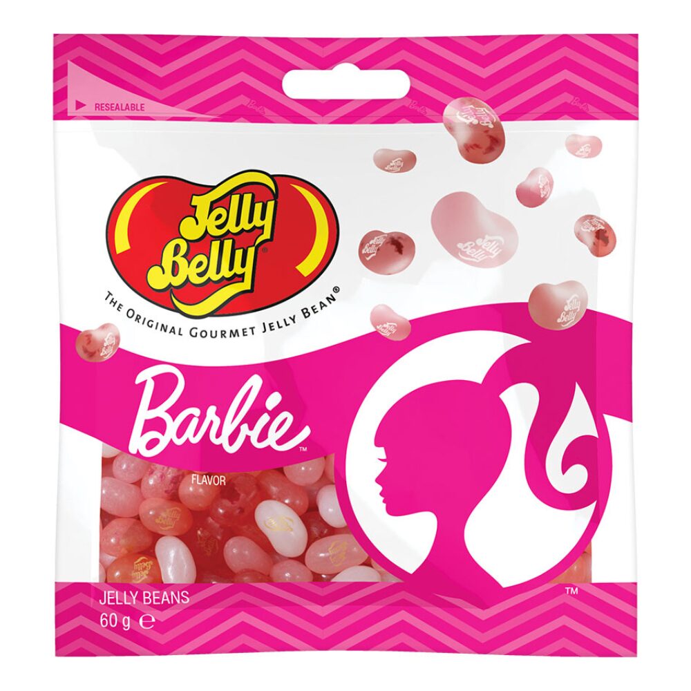 317520jelly_belly_barbie_bag_a_.jpg Jelly Belly Barbie Mix Jelly Beans Bag 60g - Image 1