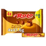 Rolo Milk Chocolate & Toffee Tube 4 Pack Multipack 166.4g - Image 2