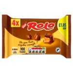 Rolo Milk Chocolate & Toffee Tube 4 Pack Multipack 166.4g - Image 3