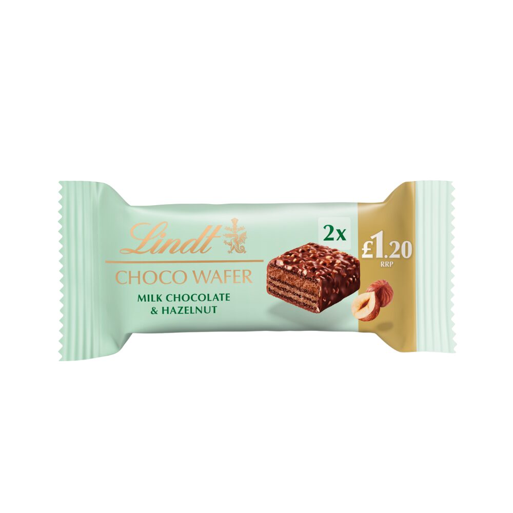 317717_1.jpg Lindt Choco Wafer Milk Chocolate & Hazelnut Treat Pack 30g - Image 1