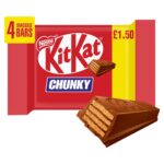 KitKat Chunky Milk Chocolate Bar 4 Pack Multipack 128g - Image 2