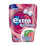 Extra Refreshers Watermelon Raspberry Chewing Gum 30 Pieces Bottle 19g