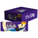 Cadbury Oreo White Chocolate Bar 120g