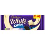 Cadbury Oreo White Chocolate Bar 120g - Image 2
