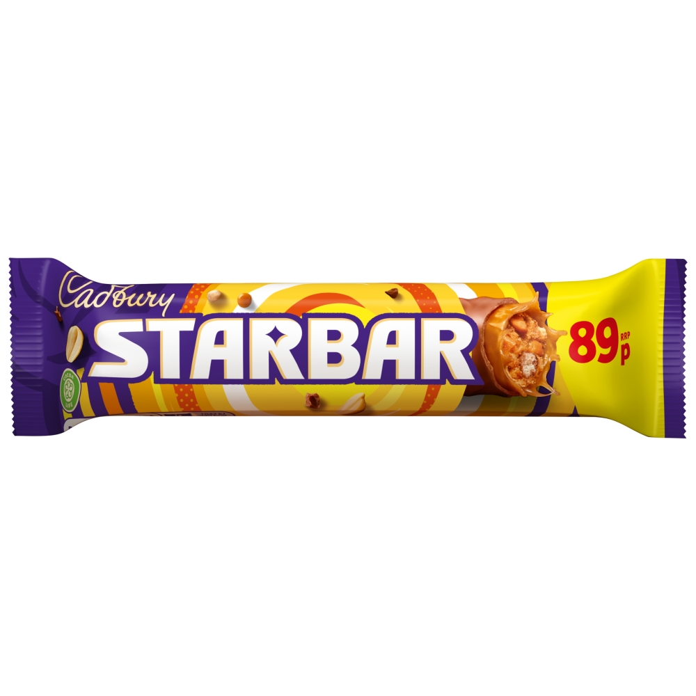 317850_cadbury_starbar_89p_pmp.jpg Cadbury Starbar Chocolate Bar 49g - Image 1