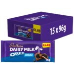 Cadbury Dairy Milk Oreo Sandwich Chocolate Bar 96g