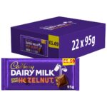 Cadbury Dairy Milk Chopped Nut Chocolate Bar 95g