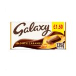 Galaxy Smooth Caramel & Milk Chocolate Block Bar 135g - Image 2