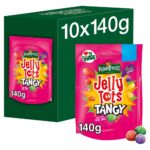 Rowntree's Jelly Tots Tangy Sweets Sharing Bag 140g