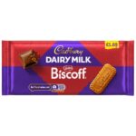 Cadbury Dairy Milk With Lotus Biscoff Chocolate Bar 95g - Image 2