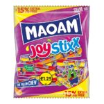 Maoam Joystixx Fruit & Cola Flavour Sharing Bag 161g