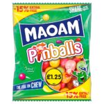 Maoam Pinballs Fruit & Cola Flavour Sharing Bag 161g
