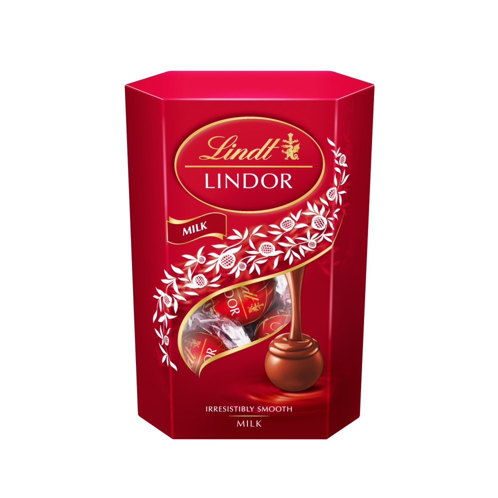 Lindt Lindor Milk Chocolate Truffles Box 137g - Image 2
