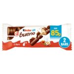 Kinder Bueno Milk and Hazelnuts 2 Pieces 39g - Image 2