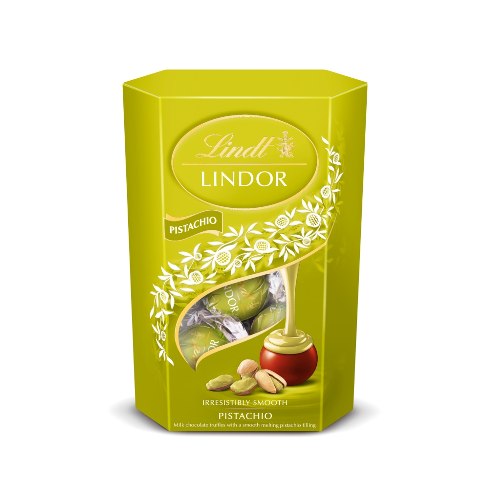 Lindt Lindor Pistachio Milk Chocolate Truffles Box 200g - Image 2