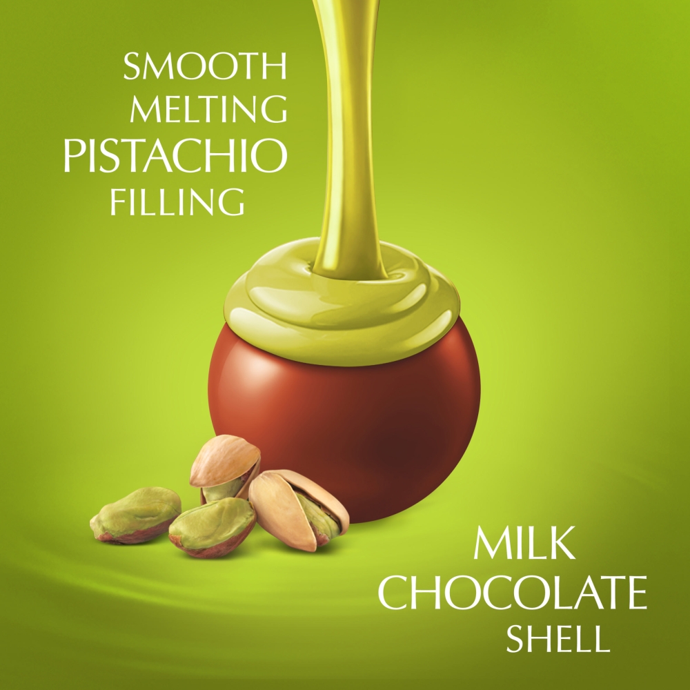Lindt Lindor Pistachio Milk Chocolate Truffles Box 200g - Image 3