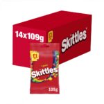 Skittles Vegan Chewy Sweets Fruit Flavoured Treat Bag 109g