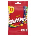 Skittles Vegan Chewy Sweets Fruit Flavoured Treat Bag 109g - Image 2