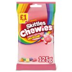 Skittles Chewies Vegan Sweets Fruit Flavoured Treat Bag 125g - Image 2
