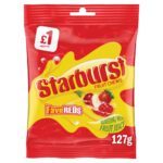 Starburst Fave Reds Vegan Chewy Sweets Fruit Flavoured Treat Bag 127g - Image 2