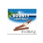 Bounty Milk Chocolate & Coconut Crispy Rolls 5 Pack 117g
