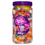 The Jelly Bean Factory 36 Huge Flavours Gourmet Jelly Beans Jar 900g