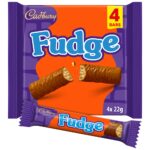 Cadbury Fudge Chocolate Bar 4 Pack Multipack 110g - Image 2