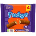 Cadbury Fudge Chocolate Bar 4 Pack Multipack 110g - Image 3