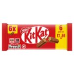 KitKat 2 Finger Milk Chocolate Biscuit Bar 6 Pack Multipack 124.2g - Image 3