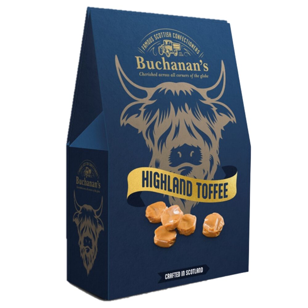 319025_1.jpg Buchanan's Highland Toffee Carton 150g - Image 1