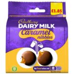 Cadbury Dairy Milk Caramel Nibbles Chocolate Bag 85g - Image 2