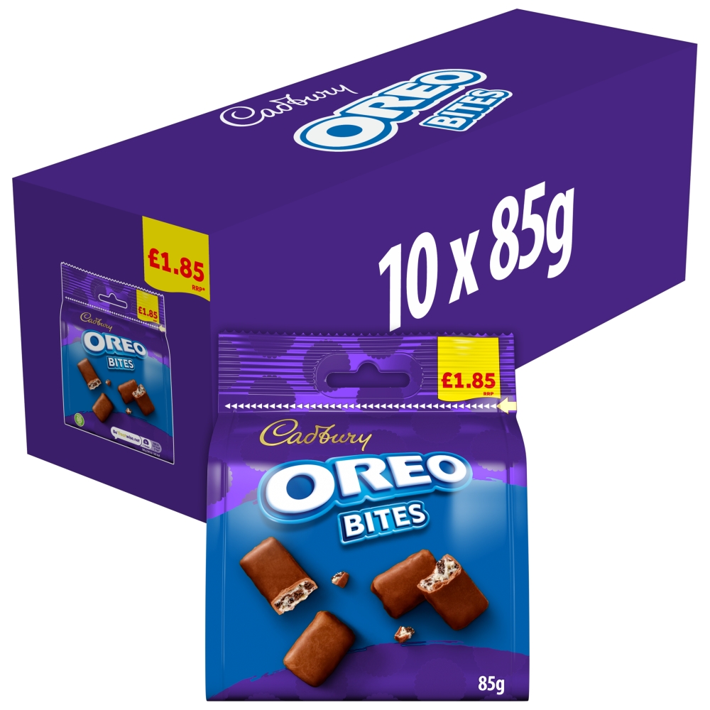 319060_1.jpg Cadbury Oreo Bites Milk Chocolate Pouch 85g - Image 1