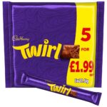 Cadbury Twirl Chocolate Bar 5 Pack 107.5g - Image 2