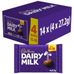 Cadbury Dairy Milk Chocolate Bar 4 Pack 108.8g