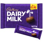 Cadbury Dairy Milk Chocolate Bar 4 Pack 108.8g - Image 2