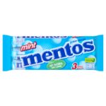 Mentos Chewy Dragees Mint Flavour 3 Pack 114g