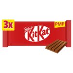 KitKat 4 Finger Milk Chocolate Biscuit Bar 3 Pack Multipack 124.5g - Image 2