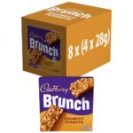 Cadbury Brunch Oats Peanut Chocolate Cereal Bars 4 Pack Multipack 112g